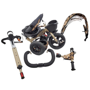 Deluxe Foldable Trike with Parent Control - Army - Aussie Baby