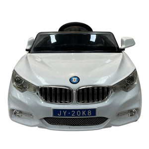 Kids 12V Electric Ride On Car - White - Aussie Baby