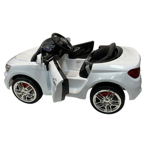 Kids 12V Electric Ride On Car - White - Aussie Baby