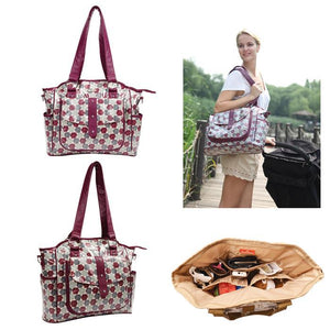 Bellotte Tote Nappy Bag - Autumn Rose - Aussie Baby