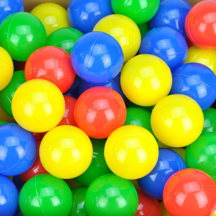 6 Packs - 100 Colour Plastic Soft Play Balls - Package Deal - Aussie Baby