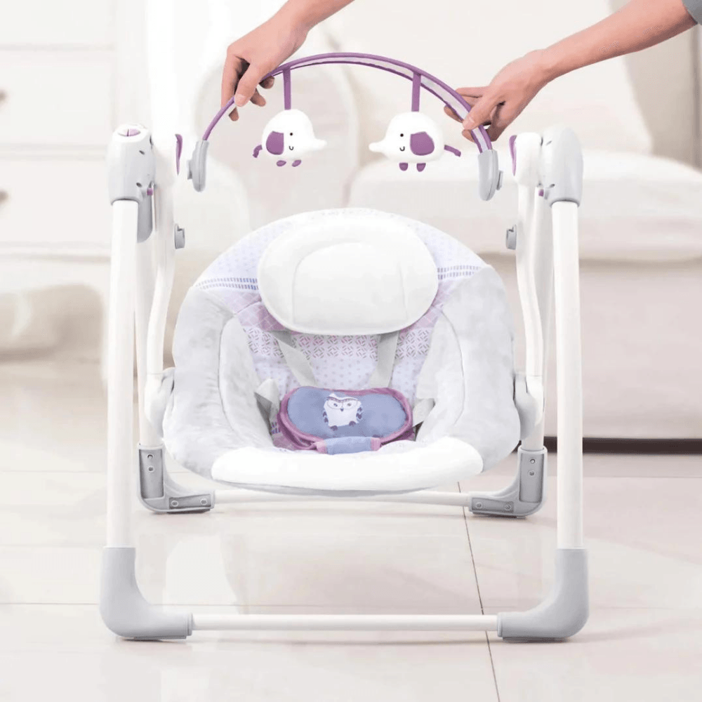 Love N Care Portable Swing Purple - Aussie Baby