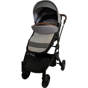 Aussie Baby Luna Stroller - Grey - Aussie Baby