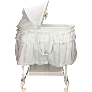 Aussie Baby Deluxe Rocking Bassinet - White - Aussie Baby