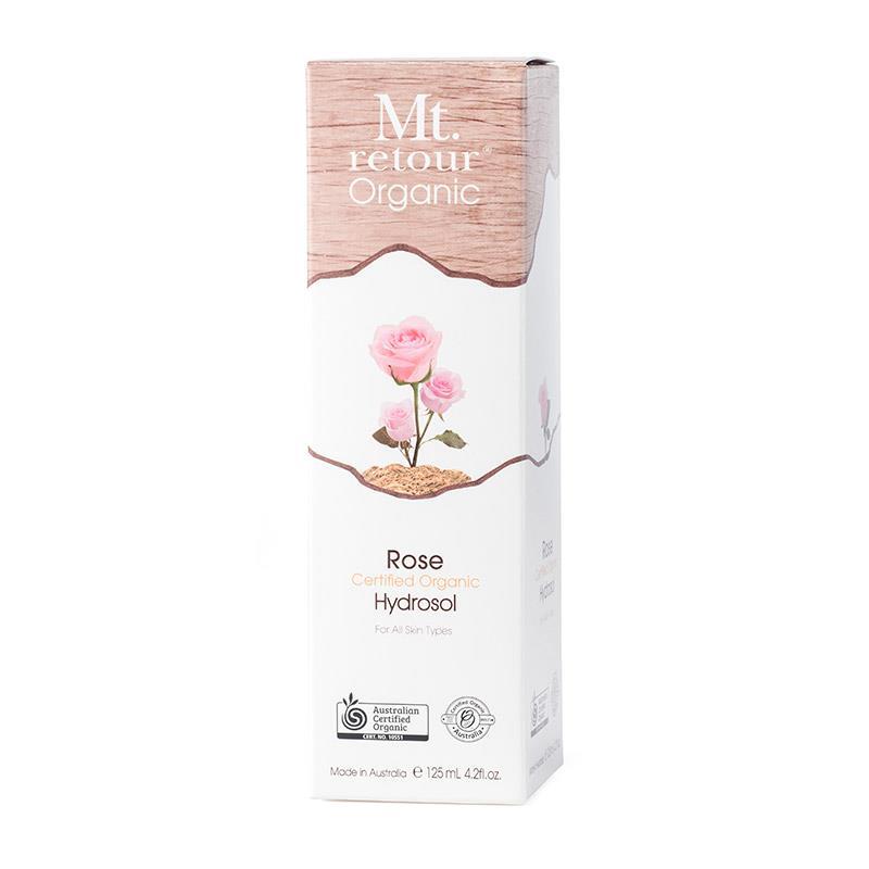 Mt.Retour Certified Organic Rose Hydrosol (MR46) 125mL - Aussie Baby