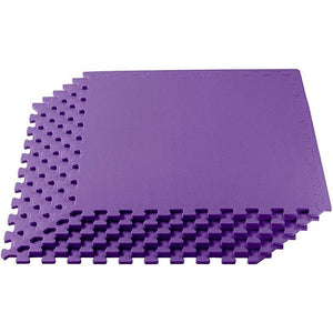 EVA 60 x 60cm Interlock Foam Mats Solid Floor Tile Pk6 - Aussie Baby