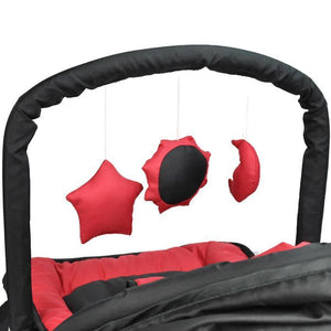 Harmony Baby Rocker with Canopy & Toys - Red - Aussie Baby