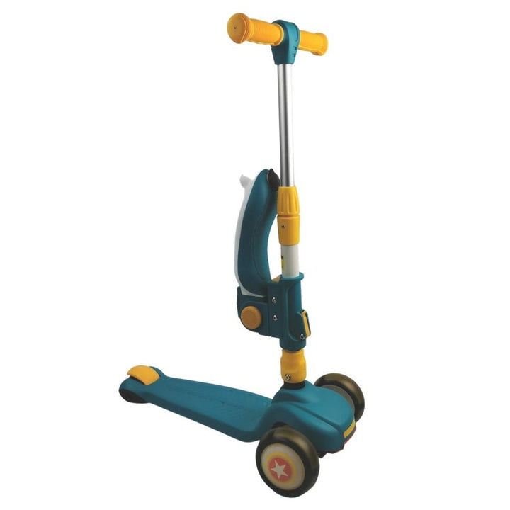 Supermax 2-in-1 Kids Foldable Scooter & Ride On - Blue - Aussie Baby