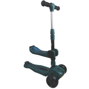 Supermax Pro Max 2-in-1 Kids Foldable Scooter & Ride On - Green - Aussie Baby