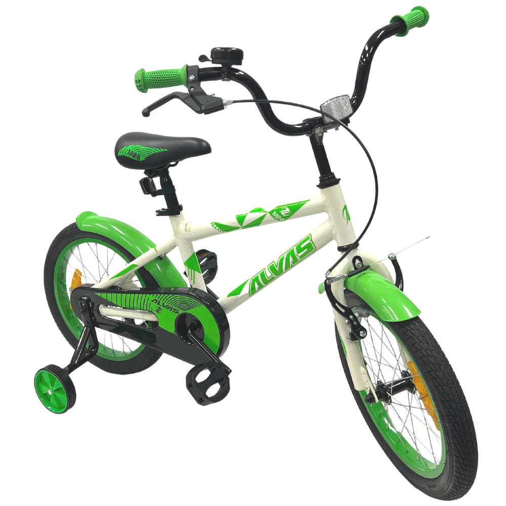 Supermax Alvas 16 Inch Boy Bike Green