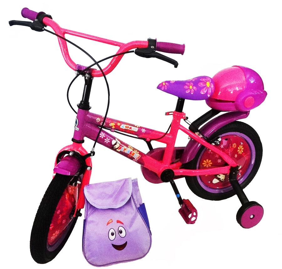 Supermax Lola 14 inch Bike - Purple - Aussie Baby