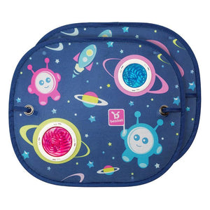 BenBat Space Collection Car Pop Open Sunshade Round (2 Pack) - Aussie Baby