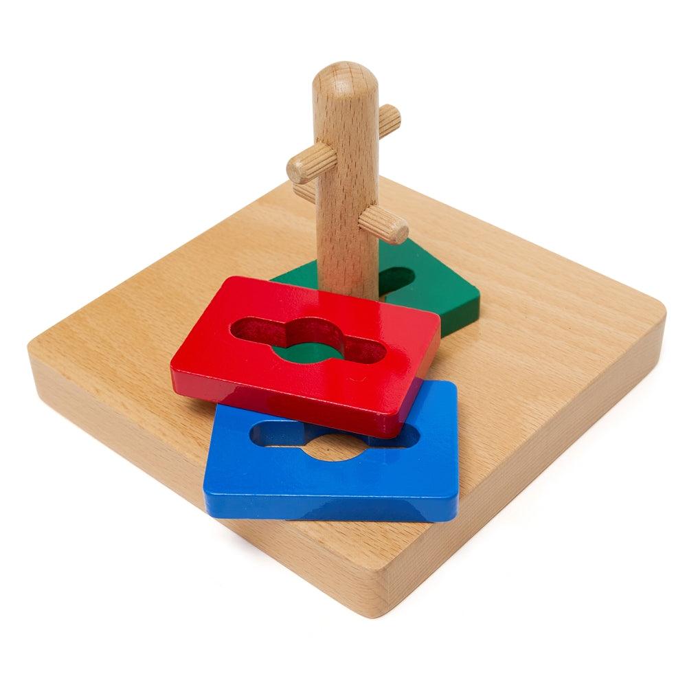 Wooden Twist & Sort Stacking Toy - Aussie Baby