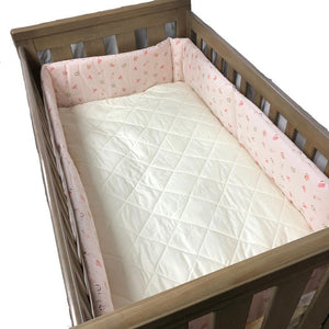 Aussie Baby Classic Cot Bumper - Pink - Aussie Baby