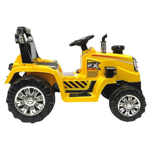 Kids 12V Electric Ride-on Tractor - Yellow - Aussie Baby