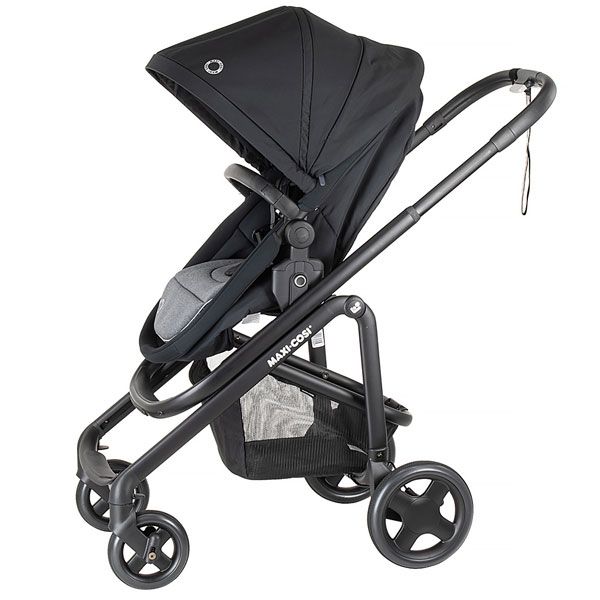 Maxi Cosi Lila CP2 Essential Bassinet Stroller Black - Aussie Baby