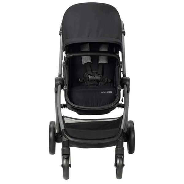 britax cosy Britax Safe-n-Sound Cosy Lux Stroller Black Melange – Aussie Baby