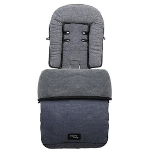 Valco Baby Snug Footmuff Tailor Made - Denim - Aussie Baby
