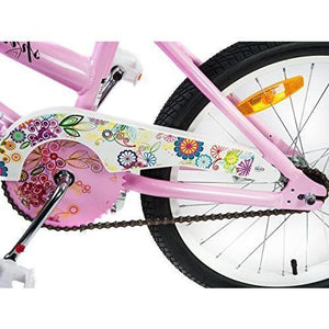 Supermax Floral 20 Inch Kids Push Bike - Pink - Aussie Baby