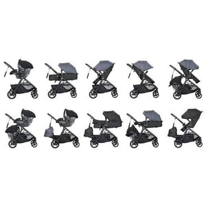 Steelcraft One 2 Stroller - Steel Grey - Aussie Baby