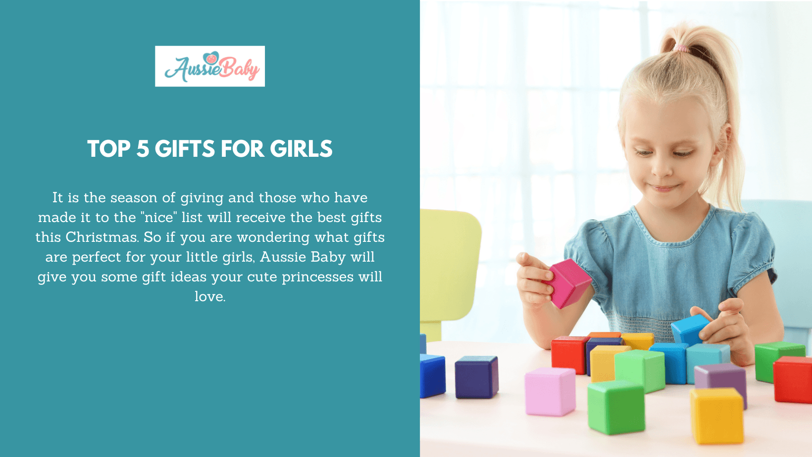 Top 5 Gifts For Girls - Aussie Baby