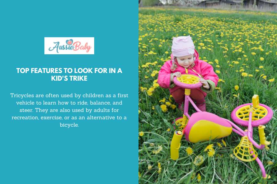 Top Features To Look For In A Kid's Trike
