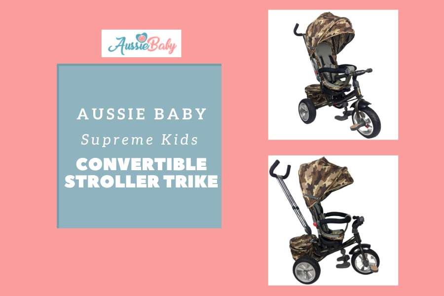 Aussie Baby Supreme Kids Convertible Stroller Trike