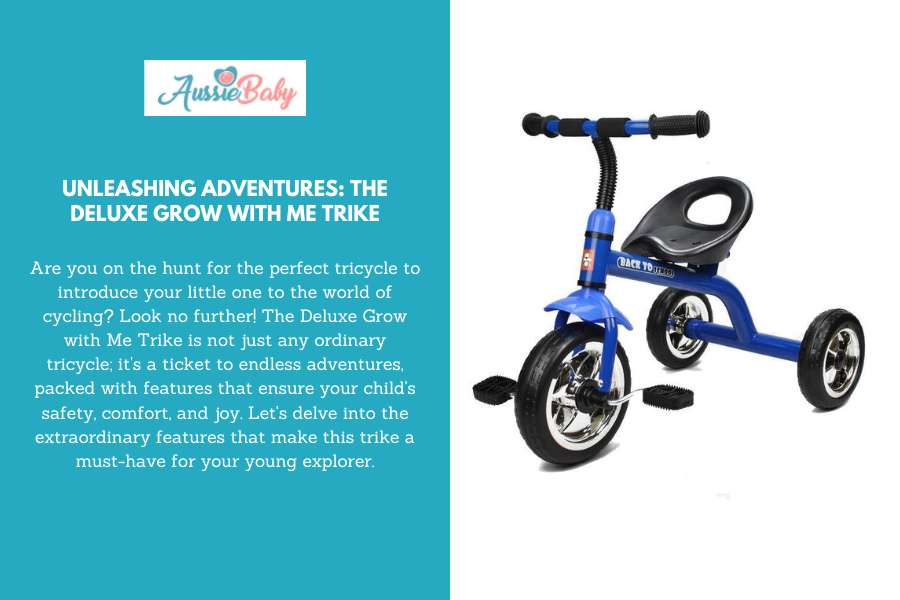 Unleashing Adventures: The Deluxe Grow with Me Trike