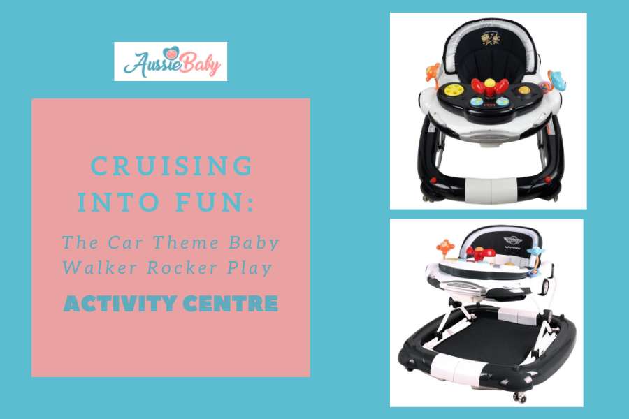 Cruising into Fun: The Car Theme Baby Walker Rocker Play Activity Centre