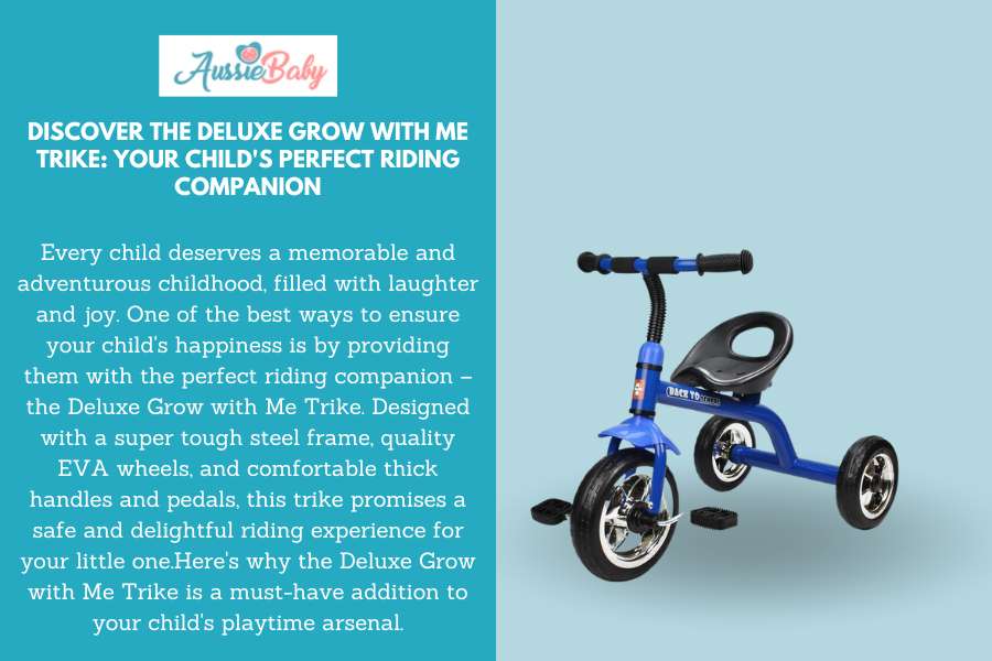 Discover the Deluxe Grow with Me Trike: Your Child's Perfect Riding Companion
