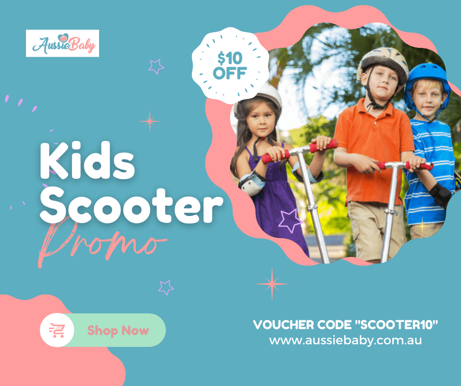Aussie Baby Anniversary Sale: $10 OFF Kids Scooter