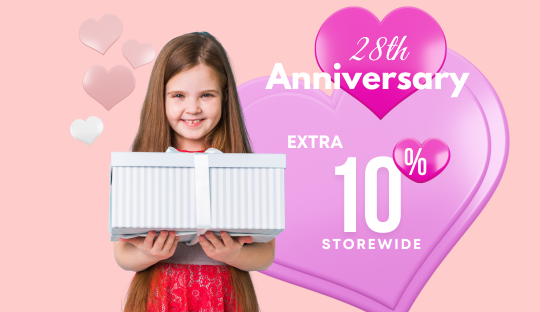 🎉 Celebrating 28 Years of Family Legacy! Get an Extra 10% OFF Storewide! 🎉
