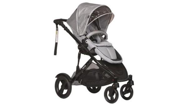 Strider Compact™ 4 Wheel Stroller - Silver - Aussie Baby