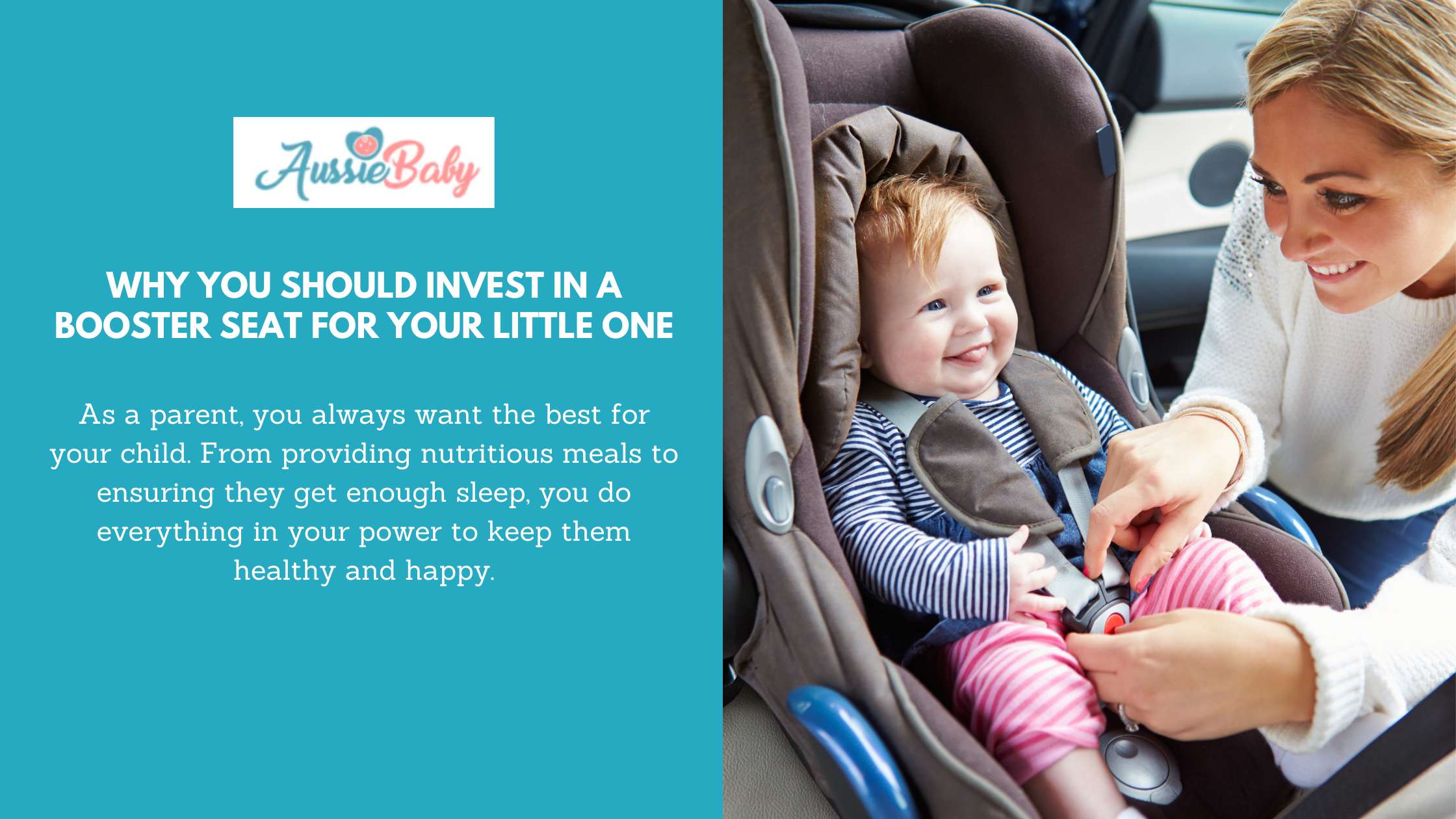 Why You Should Invest in a Booster Seat for Your Little One Aussie Baby