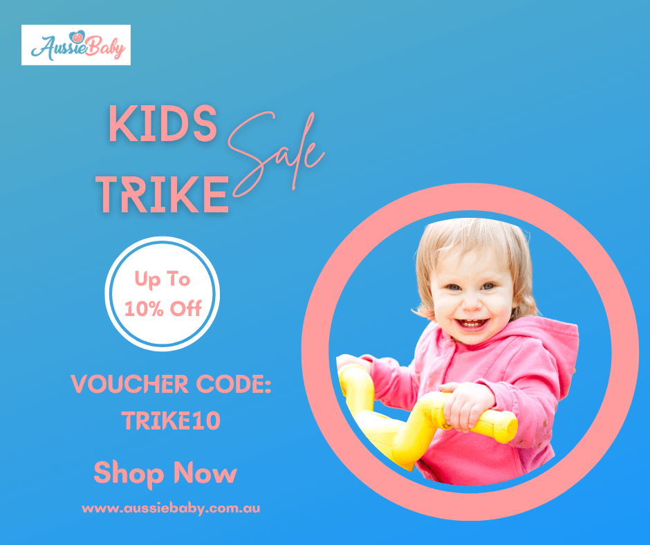 Aussie Baby Sale: Get 10% OFF Kids Trike - Aussie Baby