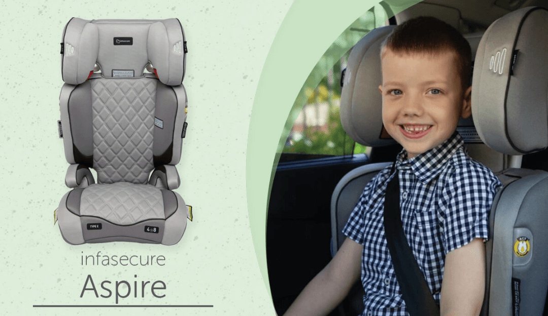 Infa Secure Aspire Premium The Tallest Booster Seat in Australia! - Aussie Baby