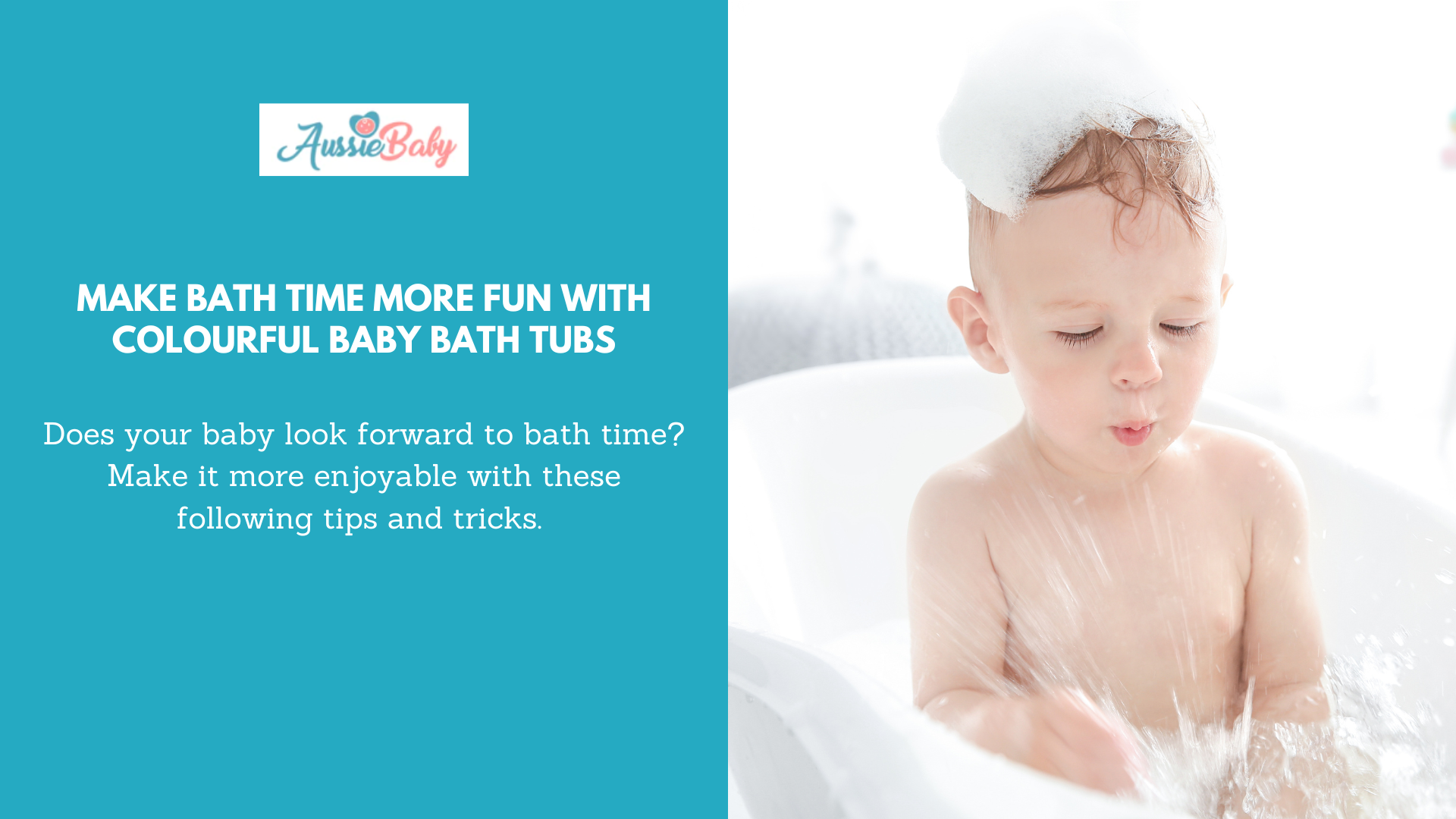 Make Bath Time More Fun With Colourful Baby Bath Tubs