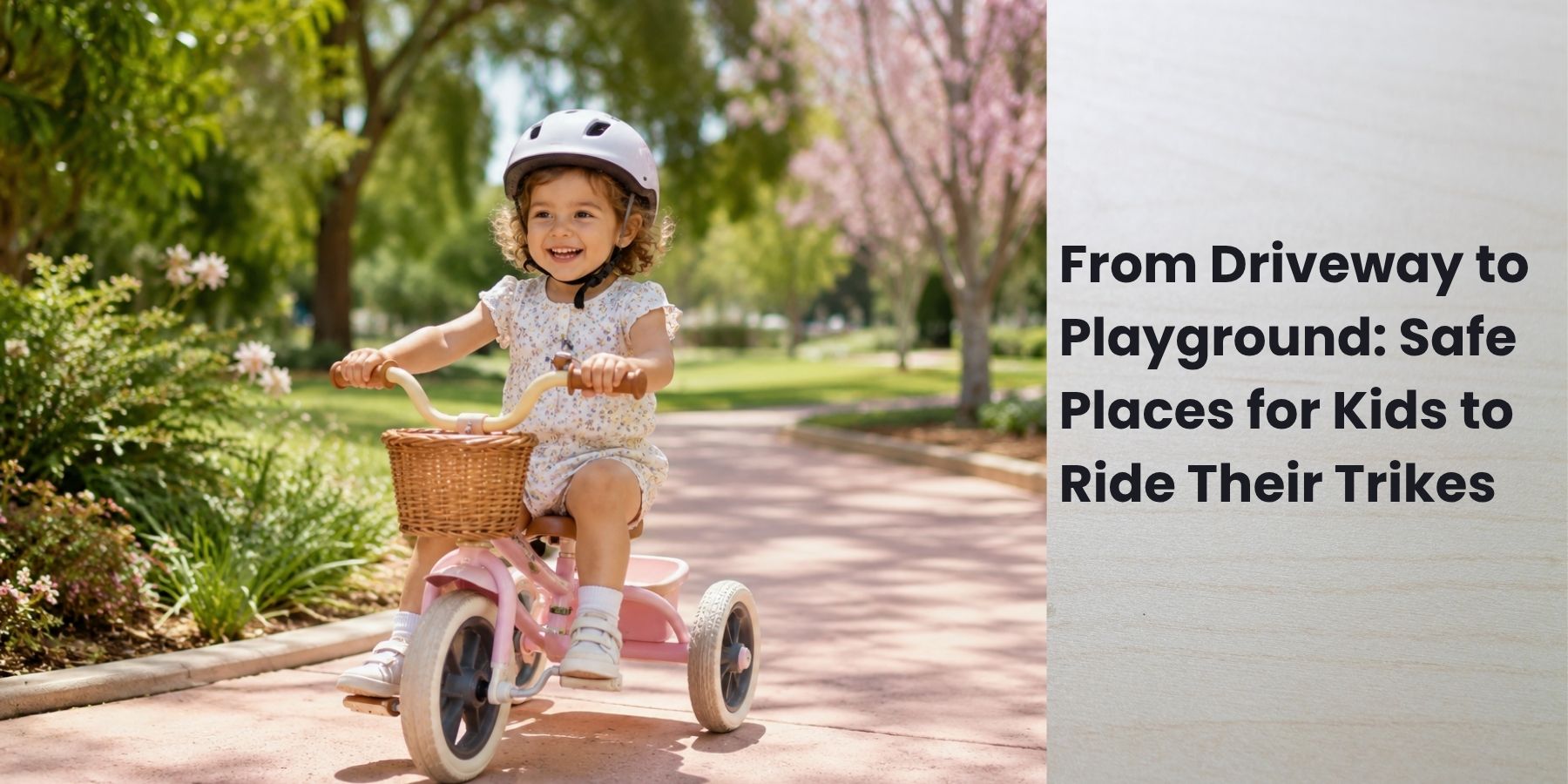 From Driveway to Playground: Safe Places for Kids to Ride Their Trikes