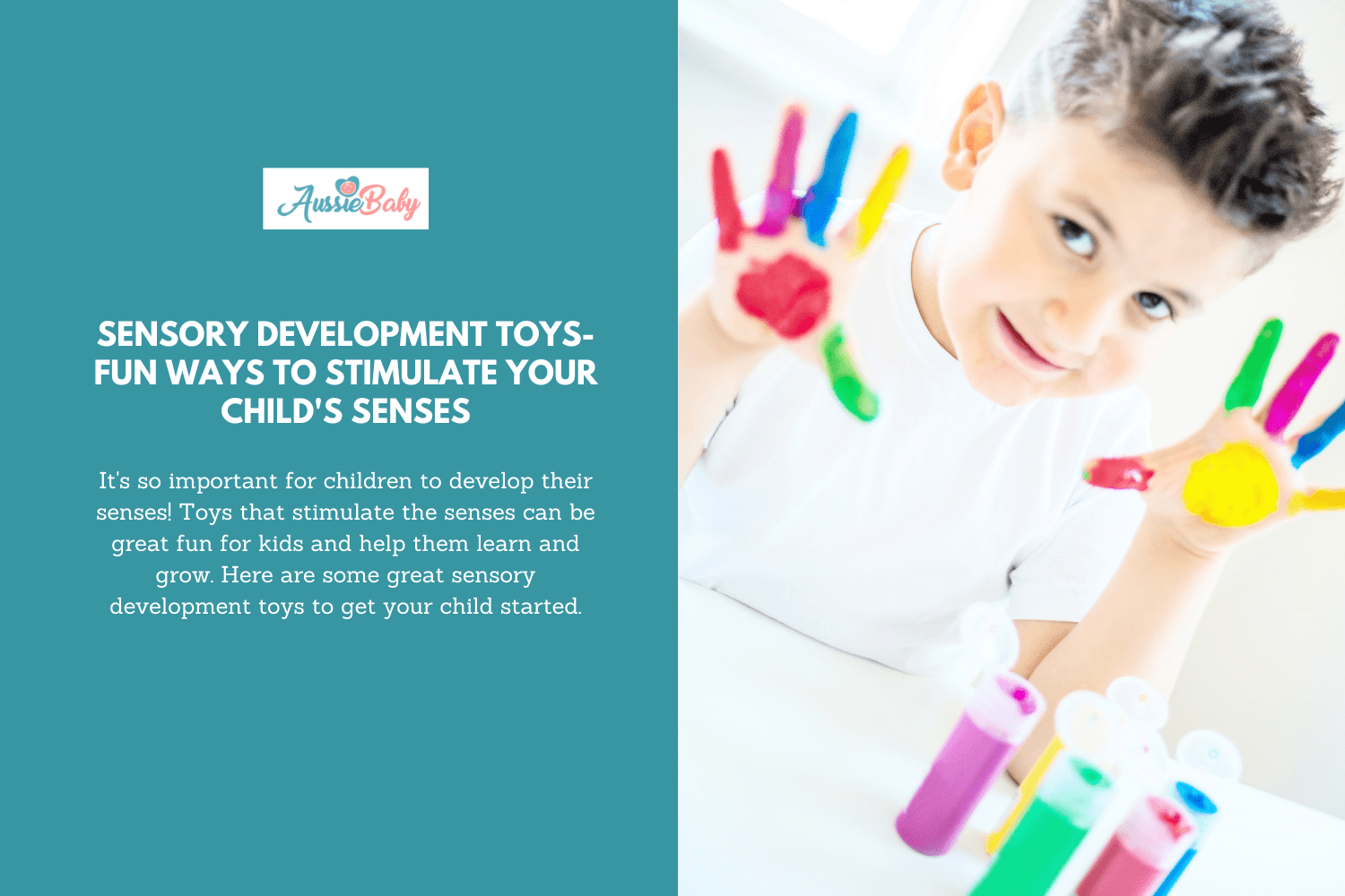 Sensory Development Toys-Fun Ways to Stimulate Your Child's Senses - Aussie Baby