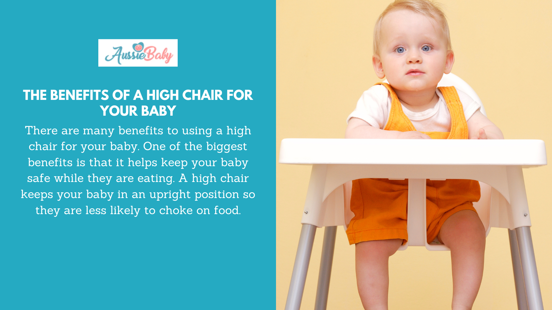 The Benefits of a High Chair for Your Baby