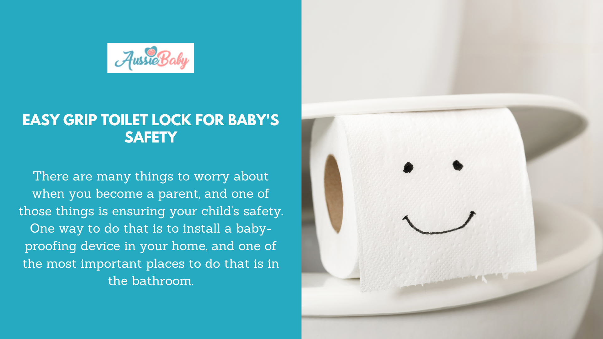 Easy Grip Toilet Lock for Baby's Safety