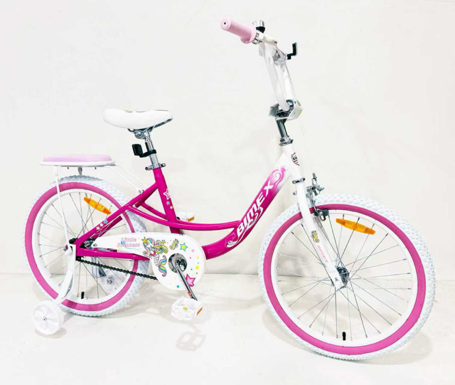 Supermax 20" Little Princess Pink Bike with Back Seat