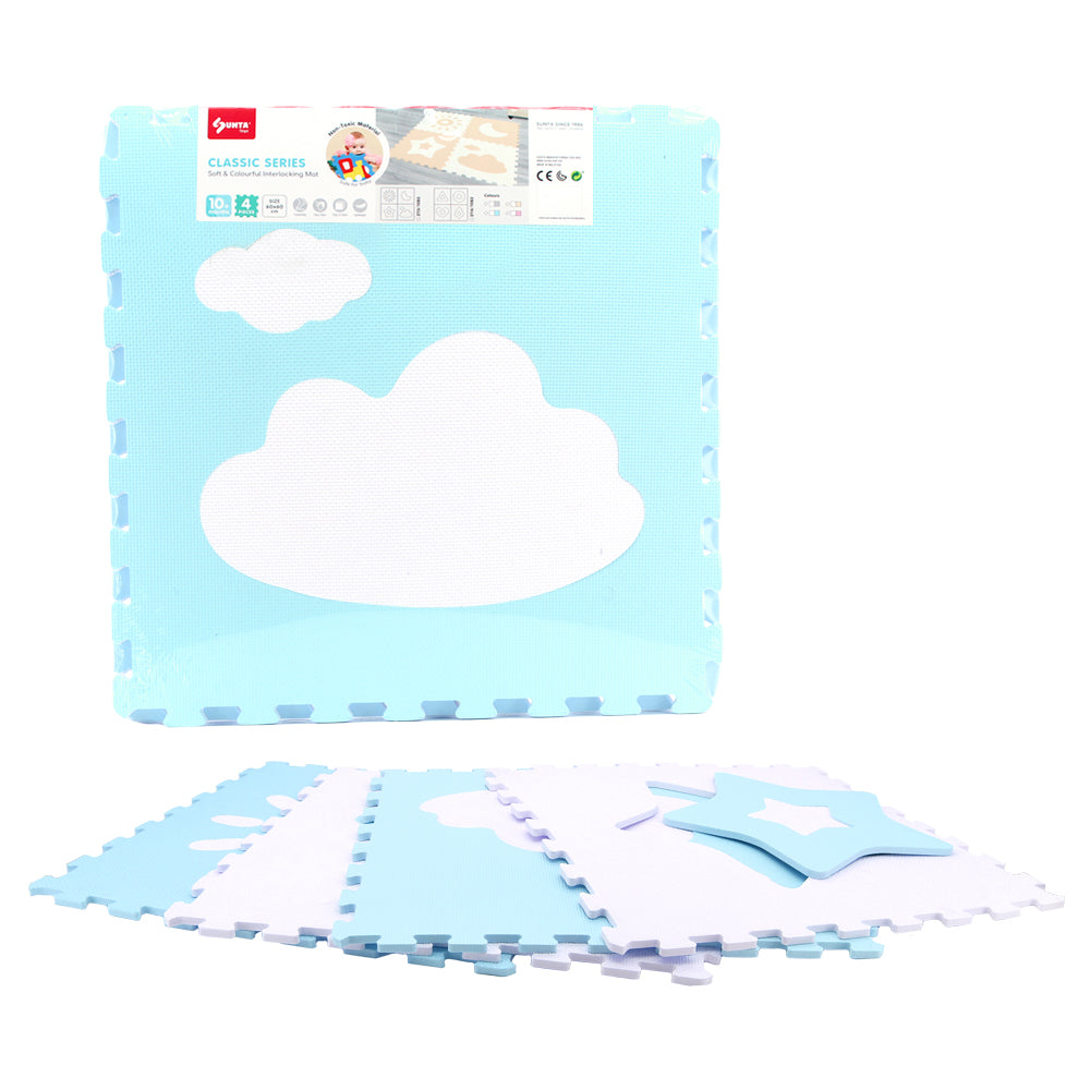Classic Puzzle Floor Mat - Weather Series - 4pcs