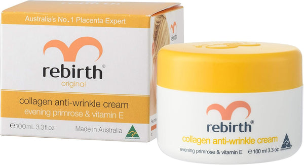 Rebirth Collagen Anti-Wrinkle Cream with Evening Primrose Oil & Vitamin E 100mL