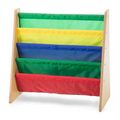 Aussie Baby Soft Book and Magazine Storage Rack – Vibrant Rainbow