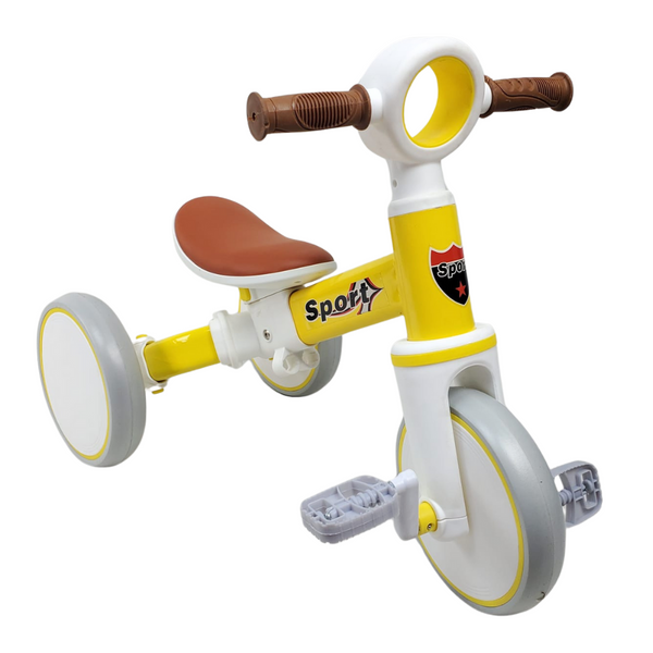 Aussie Baby 2-in-1 Balance Bike & Trike - Yellow