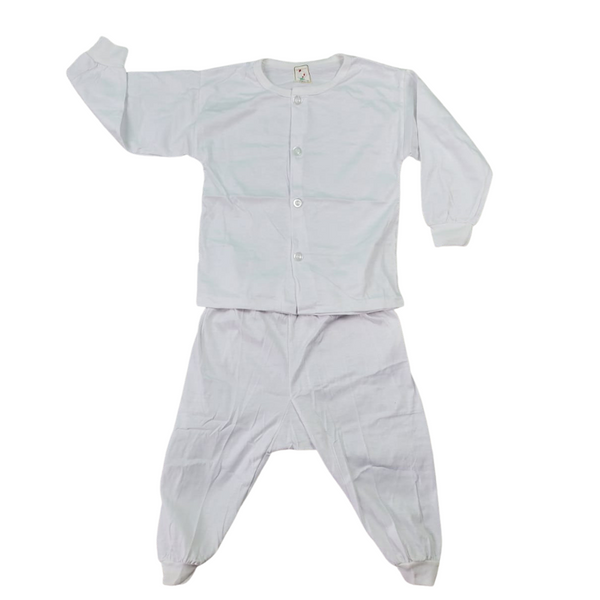 Aussie Baby Pyjama Set - White