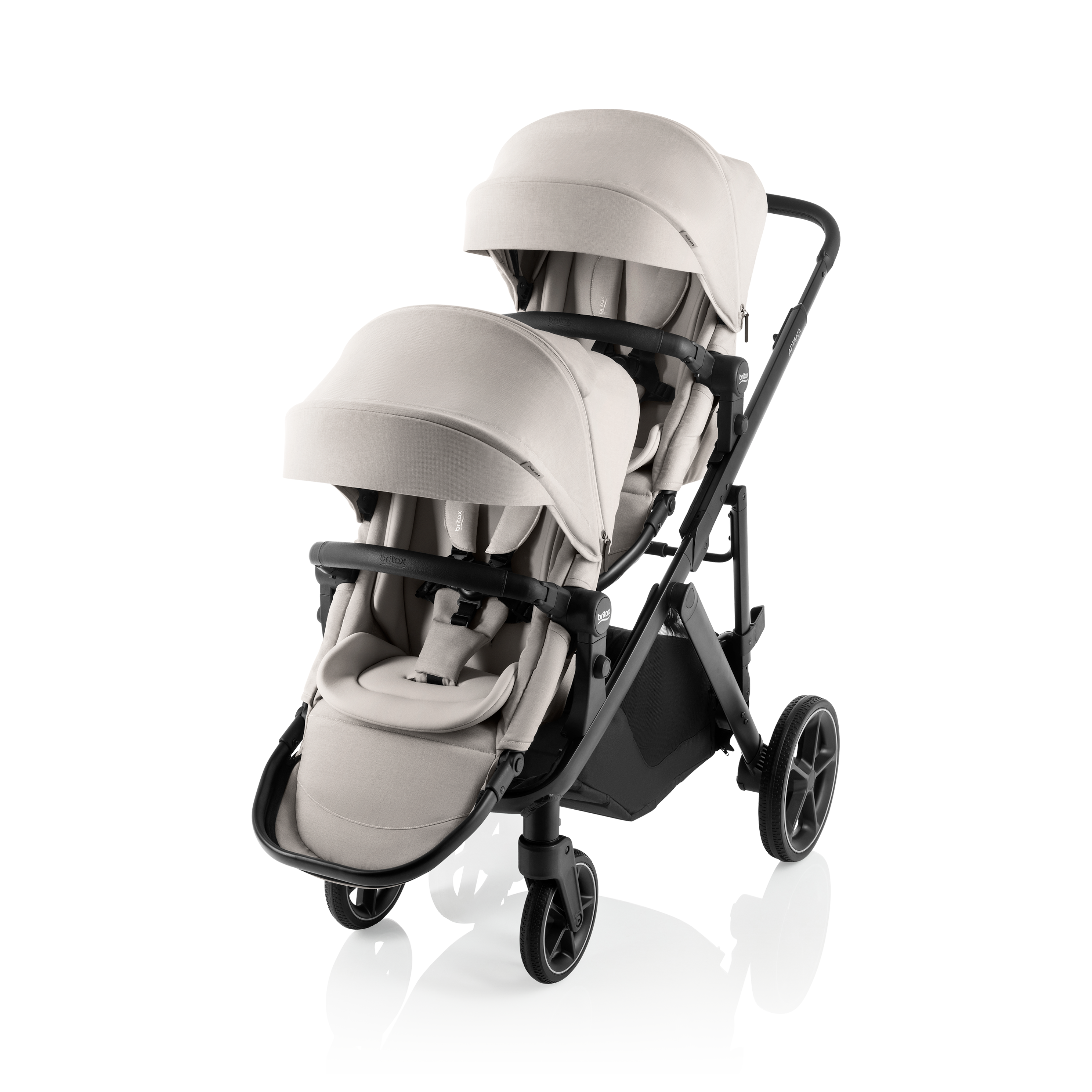 Britax Aptana Stroller + Second Seat – Dune Taupe