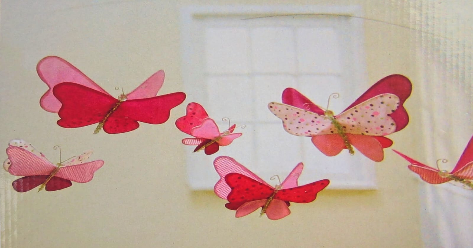 Butterfly Bliss Ceiling Mobile – Nursery Hanging Decoration