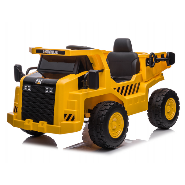 CAT Licensed Dump Truck Quad 12V Ride-On Toy